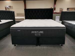 Furniture: Dream Night* Super King Bed 2PCS NZ Made Split Base with a 38cm Thick 5 Zone Pocket Spring Mattress