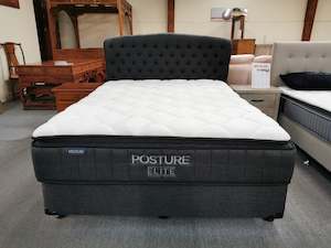 Furniture: Bethany King Bed 3Pcs NZ Made Base, Headboard & 35m Thick Pocket Spring Mattress