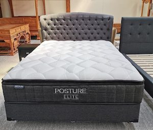 Queen Bed 2pcs: NZ Made Base & Dream Night 35cm Thick 5 Zone Pocket Spring Mattress