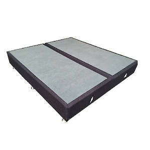 Furniture: NZ Made Split Queen Base, Charcoal, Black, Beige & Grey Colour Available