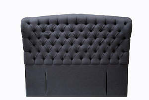 Bethany Charcoal Fabric Headboard in Queen/ King/ Super King from