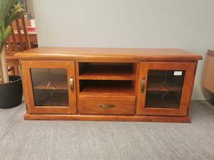 Furniture: Fergus Rustic Solid Wood Entertainment Unit