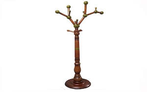 Furniture: Solid Wooden Funky Style Coat Stand