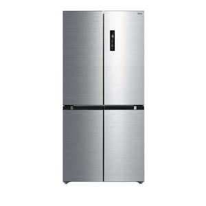 Midea 474L Cross Door / French Door Fridge Freezer Stainless Steel