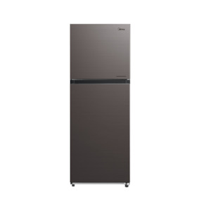 Midea 236L Fridge Freezer Grey Stainless Steel