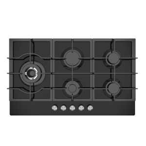 Midea Black Glass Gas Cooktop