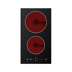 Furniture: Midea 30cm 2-Zone Ceramic Cooktop Touch Control