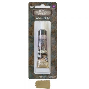 Artist supply: Art Alchemy Metallique White Gold Wax