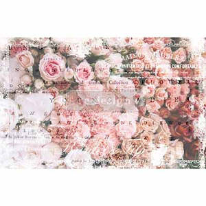 Artist supply: Redesign Tissue -Angelic Rose Garden