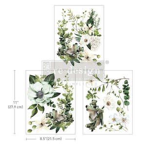 Redesign Decor Transfer-Froggy Meadow Greens-NEW Middy size