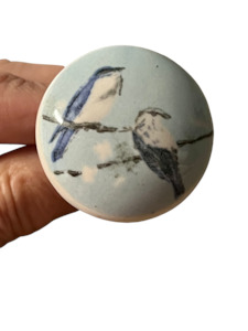 Artist supply: Porcelain Knobs-2 Birds in the sky