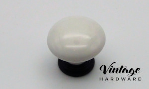 SALE-Knob-White Porcelain. 3 left