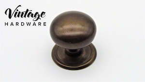 Knob-Antique Brass Knob