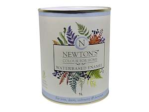 White Enamel Paint for Doors, Trim & Bathrooms- Water based.