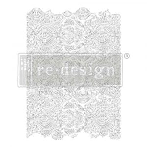 Artist supply: SALE:Redesign Furniture Decor Transfer-White Engraving