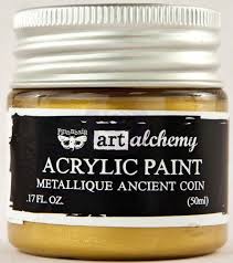 Artist supply: Art Alchemy Métallic Paint-Antique Gold