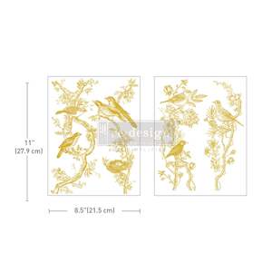 Artist supply: Redesign Kacha foil Transfer-Golden Serenade- Middy