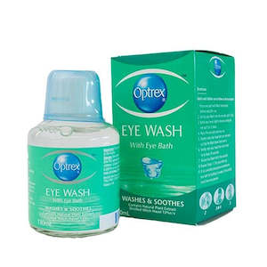 Chemist shop - pharmacy: OPTREX Eye Wash with Bath 110ml