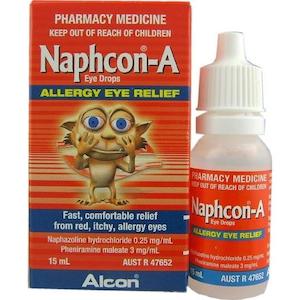 Chemist shop - pharmacy: NAPHCON-A Eye Drops 15ml