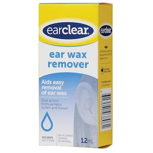 EARCLEAR Wax Removal Drops 12ml