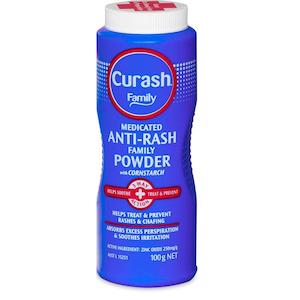 Chemist shop - pharmacy: CURASH Anti Rash Powder 100g