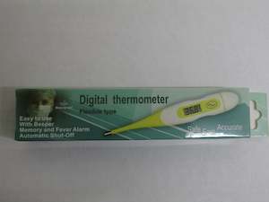 Digital Thermometer Green Flexible Tip