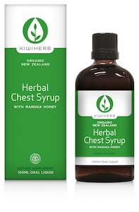 Chemist shop - pharmacy: KIWI HERB Organic Chest Syrup 100ml