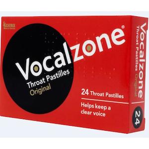 VOCALZONE Throat Pastilles 24pk