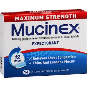 MUCINEX Max. Strength 1200mg 14s