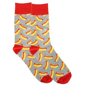 MISTA Mens Socks Hot Dog