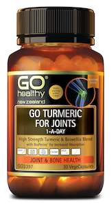 GO Turmeric for Joints 1ADay 30Vcap