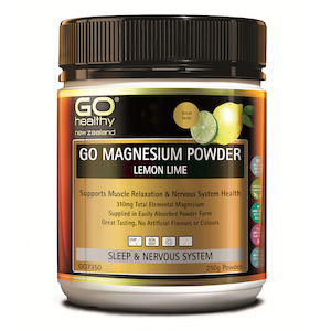 GO Magnesium Pwd Lemon & Lime 250g