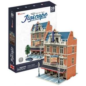 Cubic Fun Jigscape London - West End Theatre 3D Jigsaw Puzzle, 55 Piece