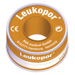 Leukopor Hypoallergenic Tape 5.0cmx5m roll