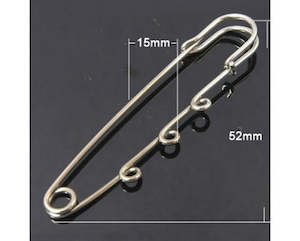 Internet only: Brooch - Safety Pin - 1 piece