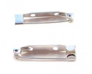 Internet only: Brooch -  Bar Pins (Non Safety) - Silver