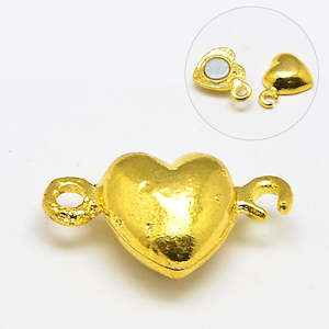 Internet only: Clasp - Magnetic - Heart - 1 piece