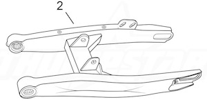 3990 | Swing Arm Assembly CNC Race | V5