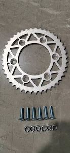 Parts Only: 7764-SIL | CNC Sprocket 428x37T | SILVER