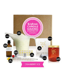 The Ultimate Candle Making Starter Kit - Cranberry Ice