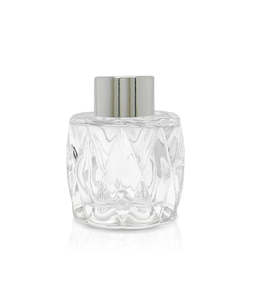 50ml Retro Diamond Diffuser Bottle - Silver Collar