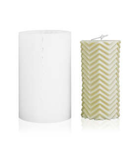 Candle: Zig Zag Reusable Silicone Mould