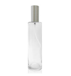 Candle: 100ml Round Spray Bottle with Silver Lid