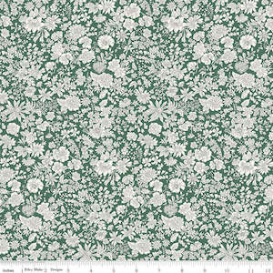 Craft material and supply: Liberty of London Emily Belle Collection - Evergreen