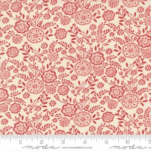 Craft material and supply: French General La Grande Soiree Collection - Aignan in Pearl and French Red