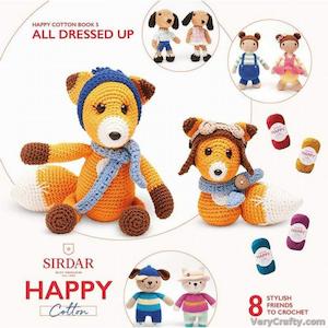 DMC Happy Cotton Pattern Booklet 2 - Amigurumi All Dressed Up - Male and Female …