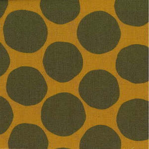 Craft material and supply: Suji - Olive Spots on Pumpkin Background