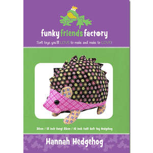 Funky Friends Soft Toy Pattern - Hannah Hedgehog