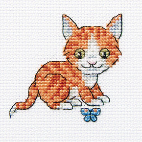 Craft material and supply: RTO Cross Stitch Kit - Ginger Scamp