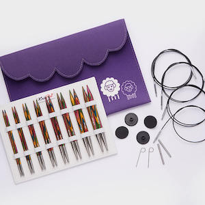 Knitpro - Symfonie Deluxe Set - Set of 8 Interchangeable Knitting Needle Tips (i…